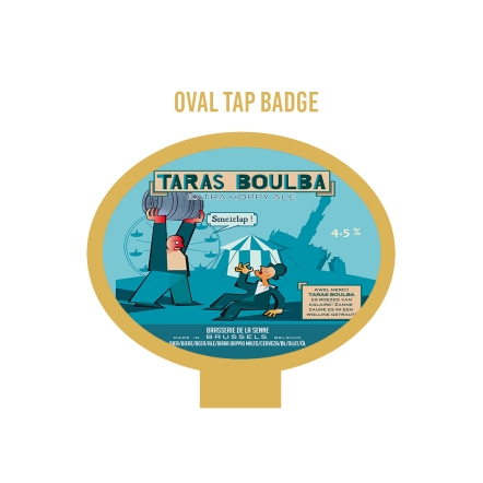 De La Senne Taras Boulba OVAL badge