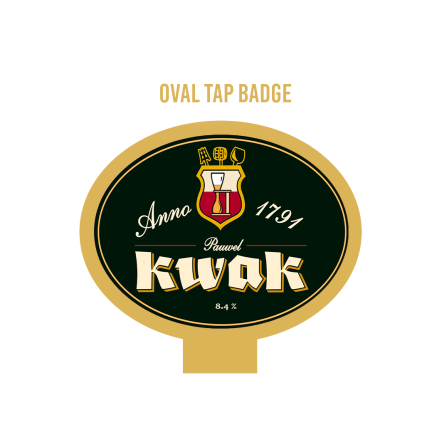 Bosteels Kwak OVAL badge