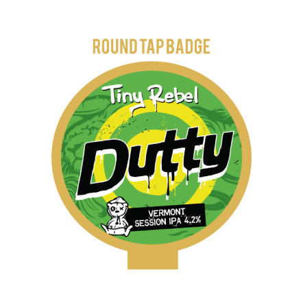 Tiny Rebel Dutty Tap Badge