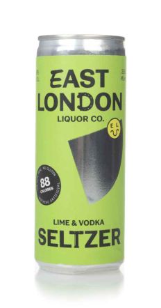 East London Liquor Company Lime Vodka Seltzers