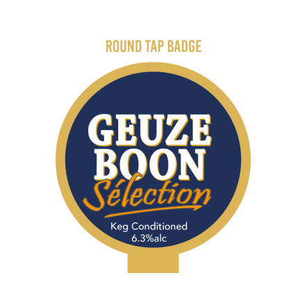 Boon Gueuze Selection tap badge