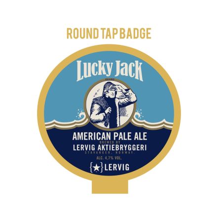 Lervig Lucky Jack Tap Badge