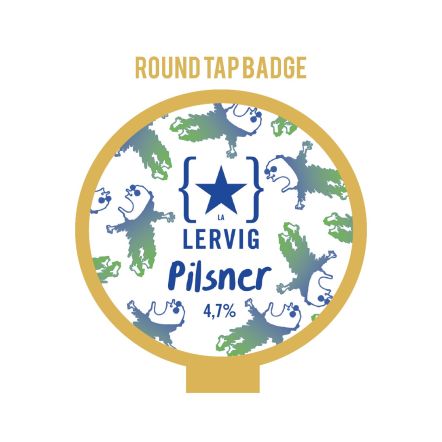 Lervig Pilsner tap Badge
