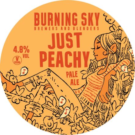 Burning Sky Just Peachy