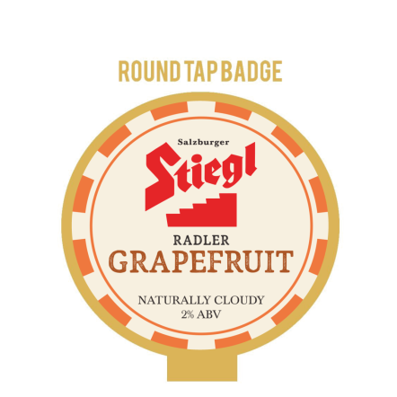 Stiegl Radler Grapefruit ROUND badge
