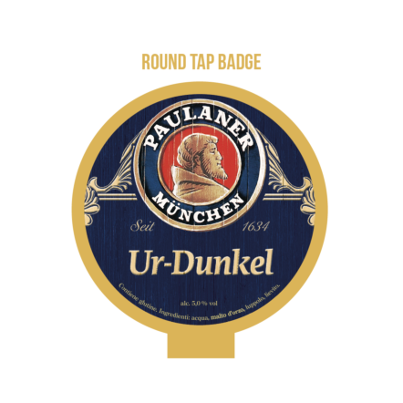 Paulaner Ur Dunkel ROUND badge